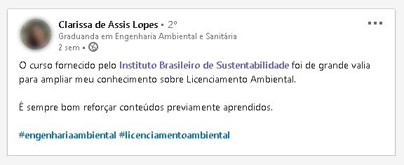 Depoimento Curso Online INBS