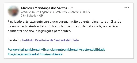 Depoimento Curso Online INBS