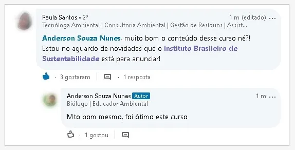 Depoimento Curso Online INBS